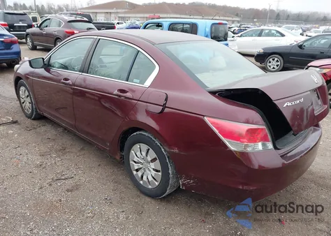 2009 Honda Accord 2.4 Lx из США, поврежденный, VIN 1HGCP26389A140652